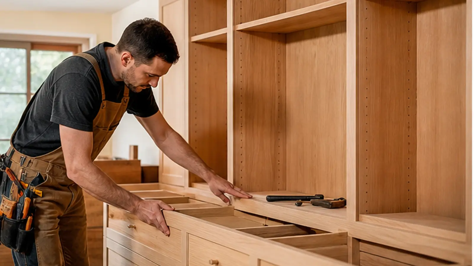 Carpentry website template preview