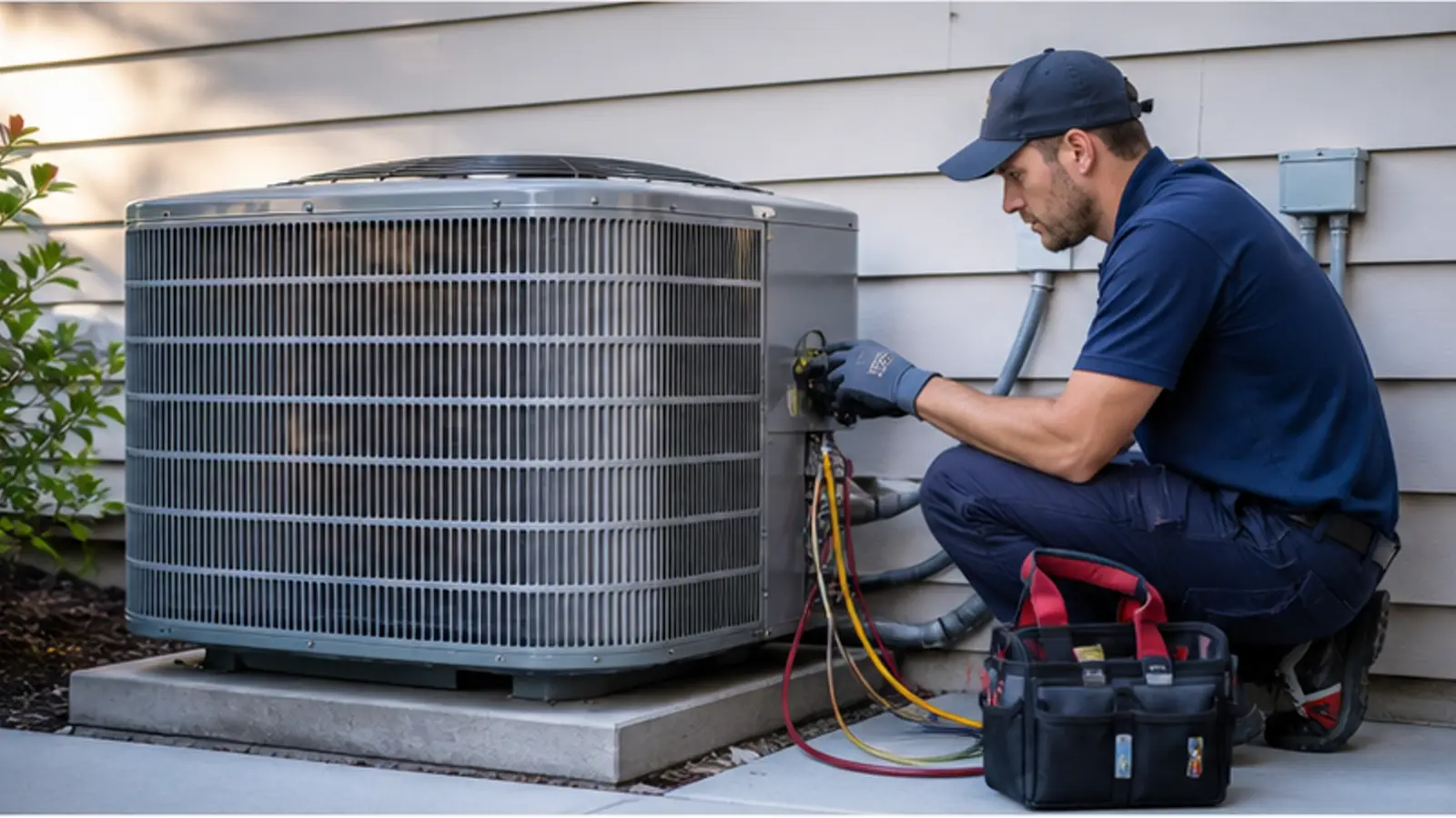 Top of the working HVAC website template