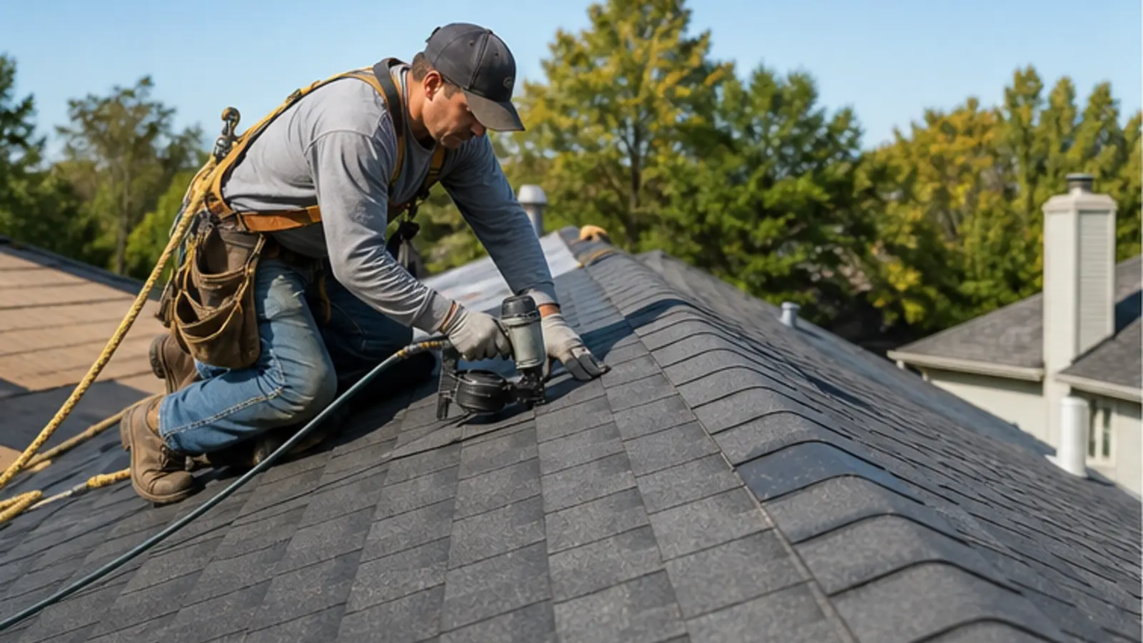Top of the working roofing website template
