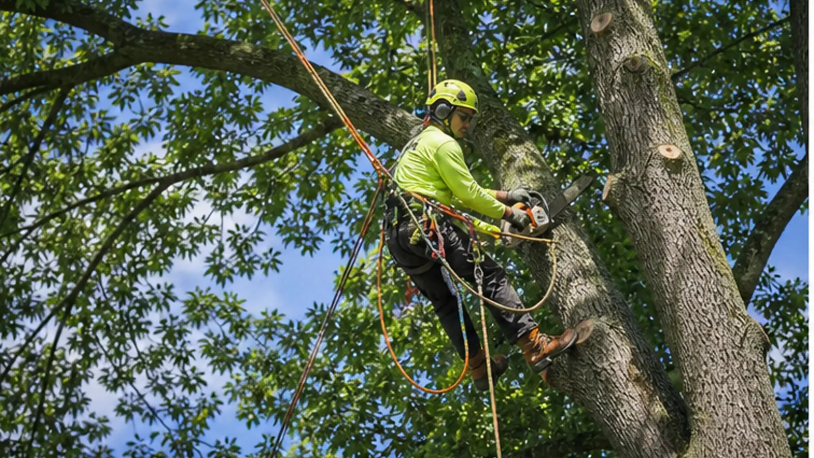 Tree care website template preview